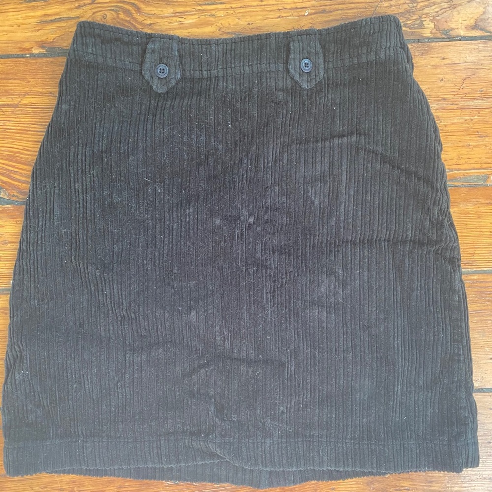 Eddie Bauer high-waist corduroy skirt!
